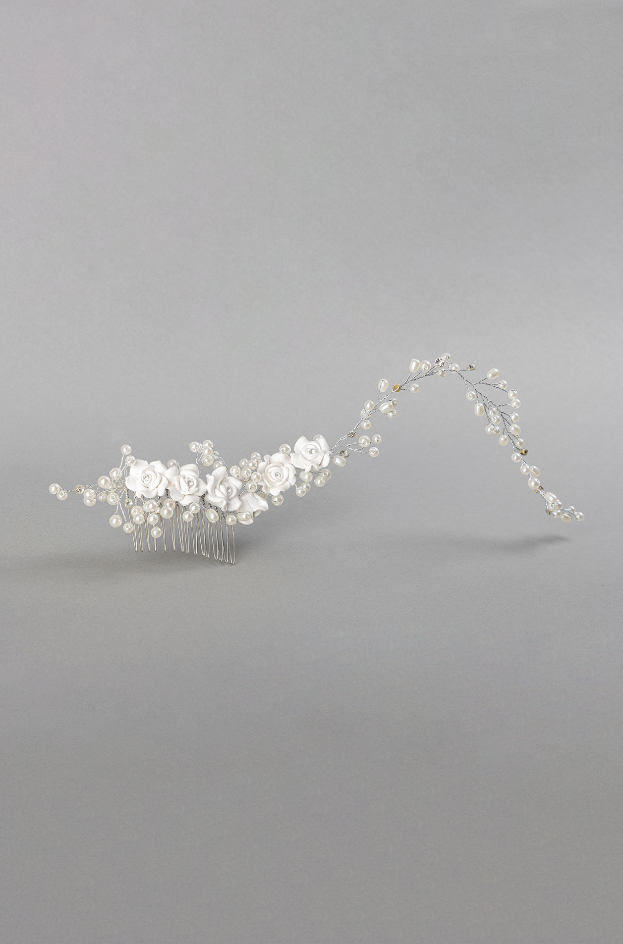 FLOWER PEARL HEADPIECE