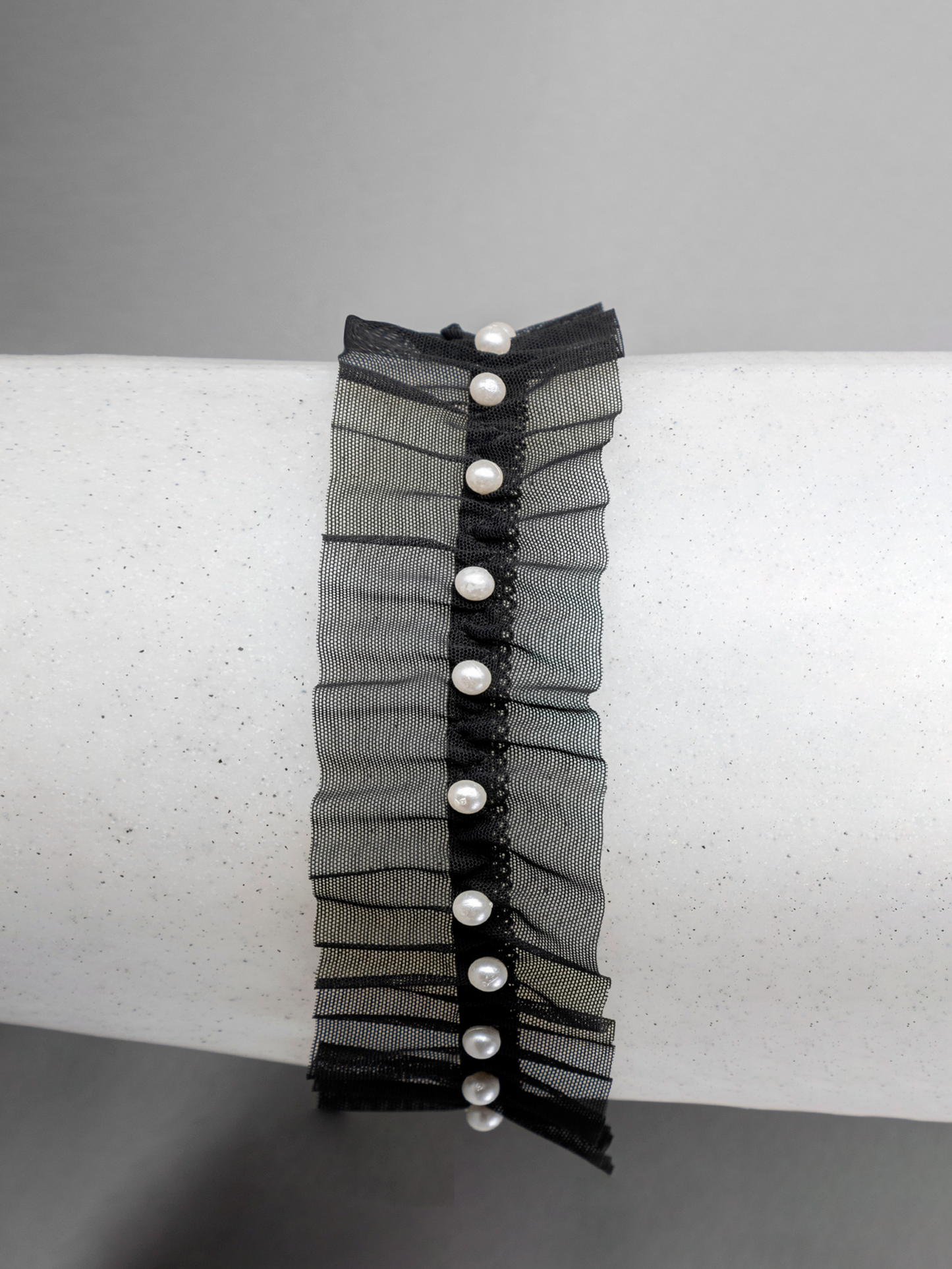 DARK PEARLS GARTER BELT