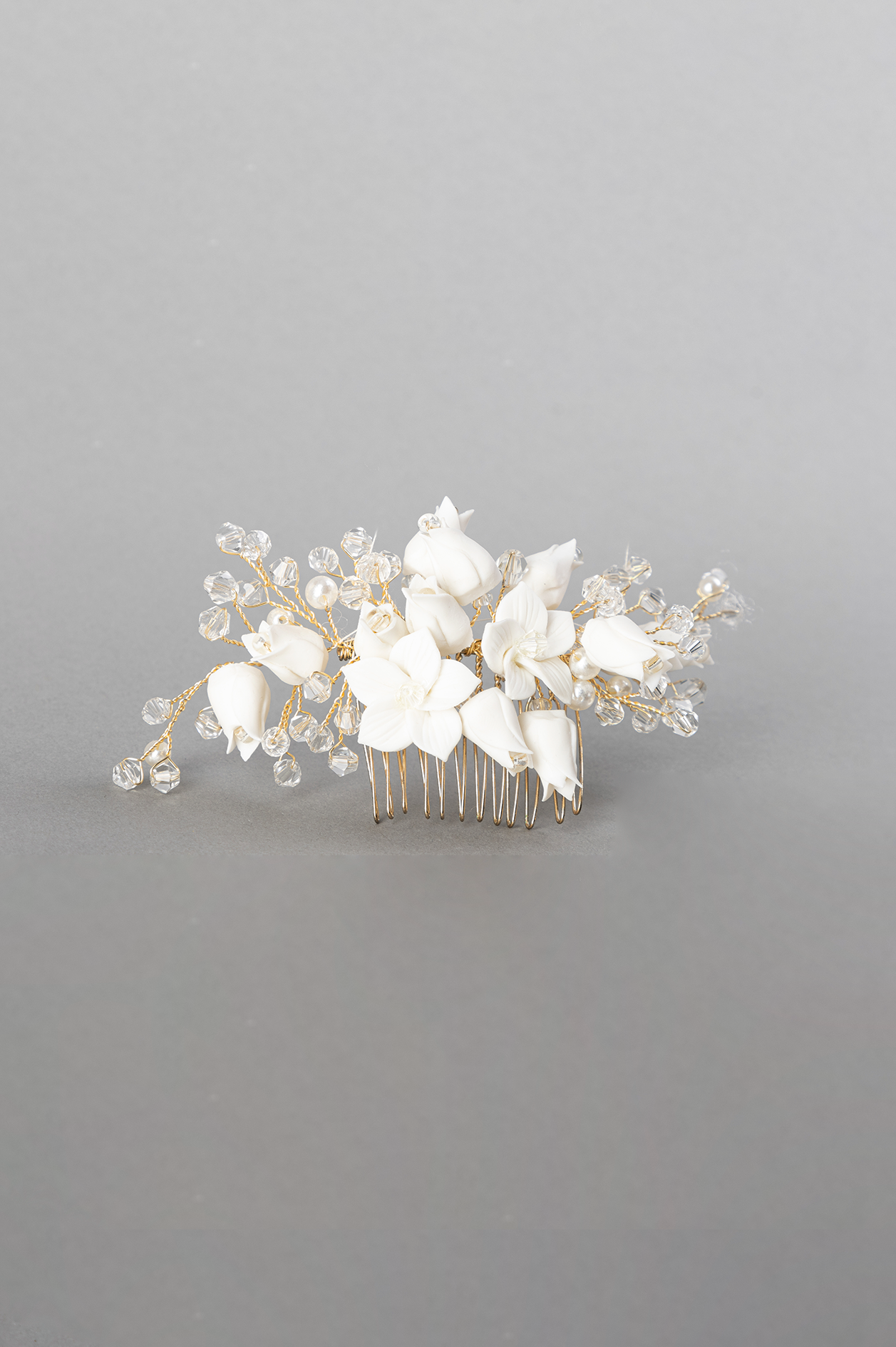 FLOWERS PEARLS HEADPIECES